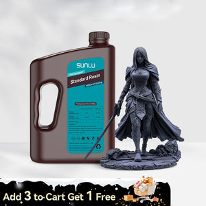 Resina standard 3000G e resina standard plus, resina simile all'ABS e resina standard lavabile con acqua e resina ad alta resistenza