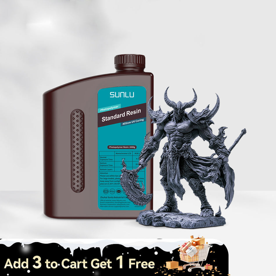 Resina standard da 2000 g e resina standard lavabile con acqua e resina simile all'ABS e resina ad alta resistenza